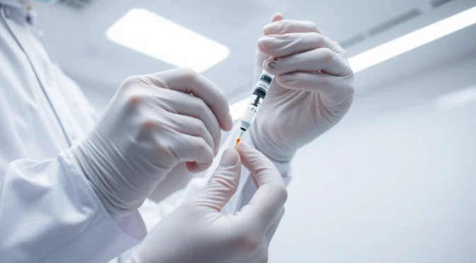 Fettwegspritze Zürich: Professional injection procedure aimed at natural fat reduction results.