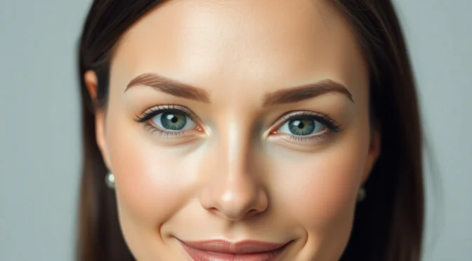 Professional before-and-after visuals of Oberlidstraffung Zürich demonstrating natural eyelid lifting results.