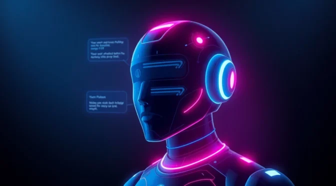 Illustration of a discreet nsfw ai chat platform interface showcasing AI conversation bubbles on a modern screen for adult interactions.