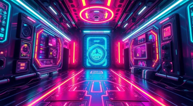 Clear depiction of a user engaging with a powerful nsfw ai generator no limit in a futuristic digital environment, showcasing unrestricted AI art creation with vibrant visuals.