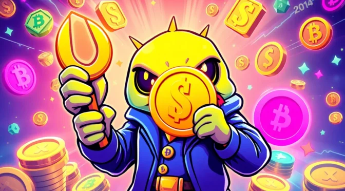 Angry Pepe Fork enthusiast staking APORK for Rebels in vibrant GambleFi gaming environment,