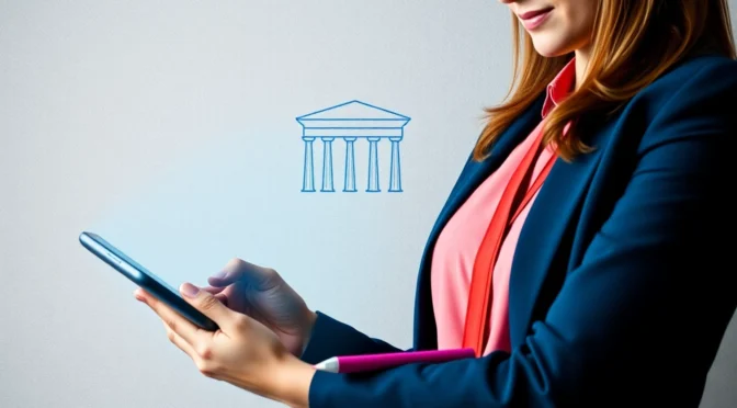 Professional person analyzing IIII data on digital device for business insights and strategic